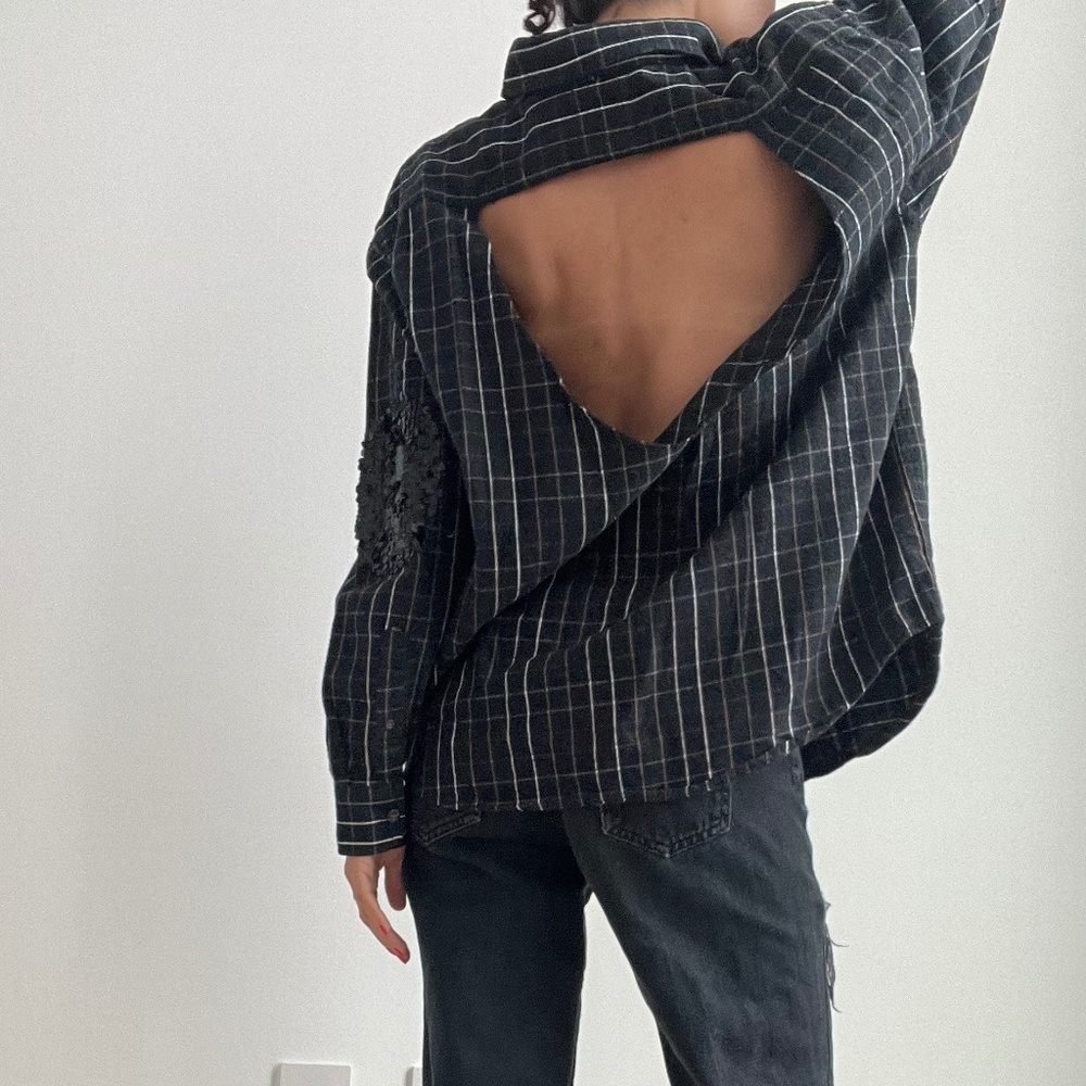 One Of A Kind Flannel With Open Back - image 2